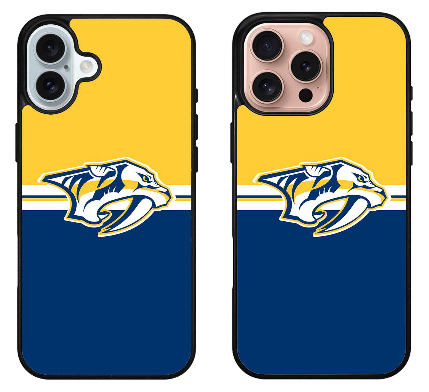 Nashville Predators Stripe iPhone 16 | 16 Plus | 16 Pro | 16 Pro Max Case