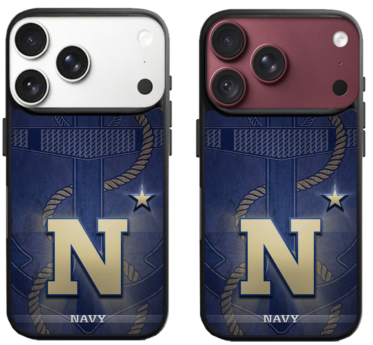 Navy Midshipmen Wallpaper iPhone 18 Pro | 18 Pro Max Case