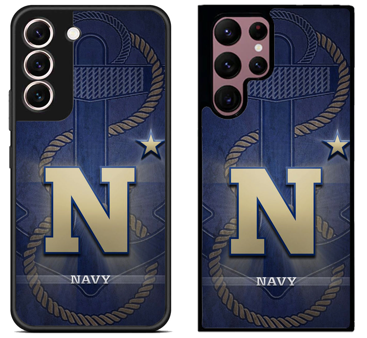 Navy Midshipmen Wallpaper Samsung Galaxy S22 | S22+ | S22 Ultra Case