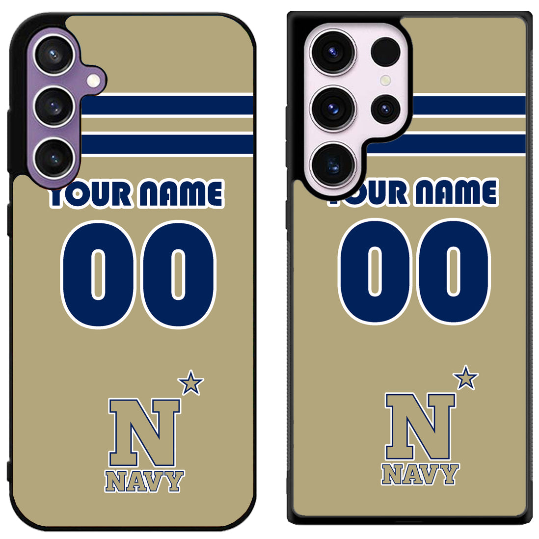 Custom Personalized Navy Midshipmen Samsung Galaxy S24 | S24+ | S24 Ultra Case