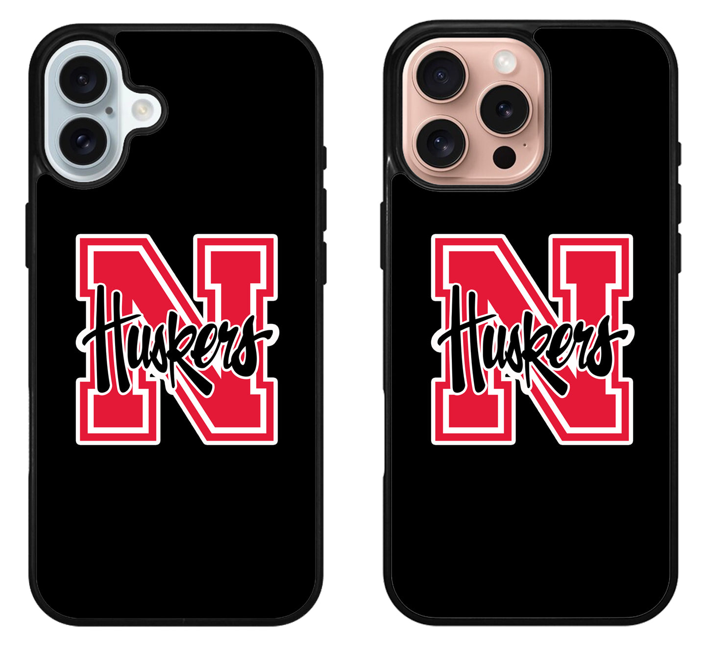 Nebraska Cornhuskers Black iPhone 16 | 16 Plus | 16 Pro | 16 Pro Max Case