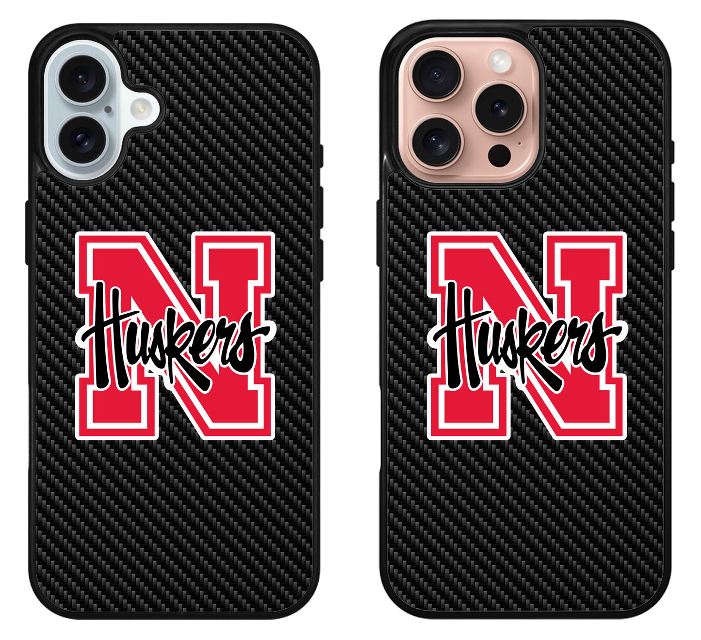 Nebraska Cornhuskers Carbon iPhone 16 | 16 Plus | 16 Pro | 16 Pro Max Case
