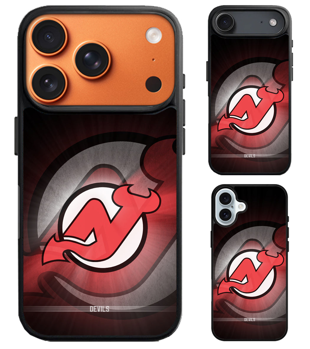New Jersey Devils Background iPhone Air | iPhone 17 | 17 Pro | 17 Pro Max Case
