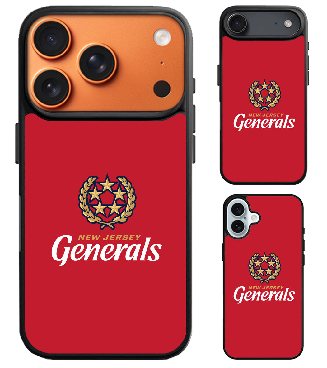 New Jersey Generals Logo iPhone Air | iPhone 17 | 17 Pro | 17 Pro Max Case