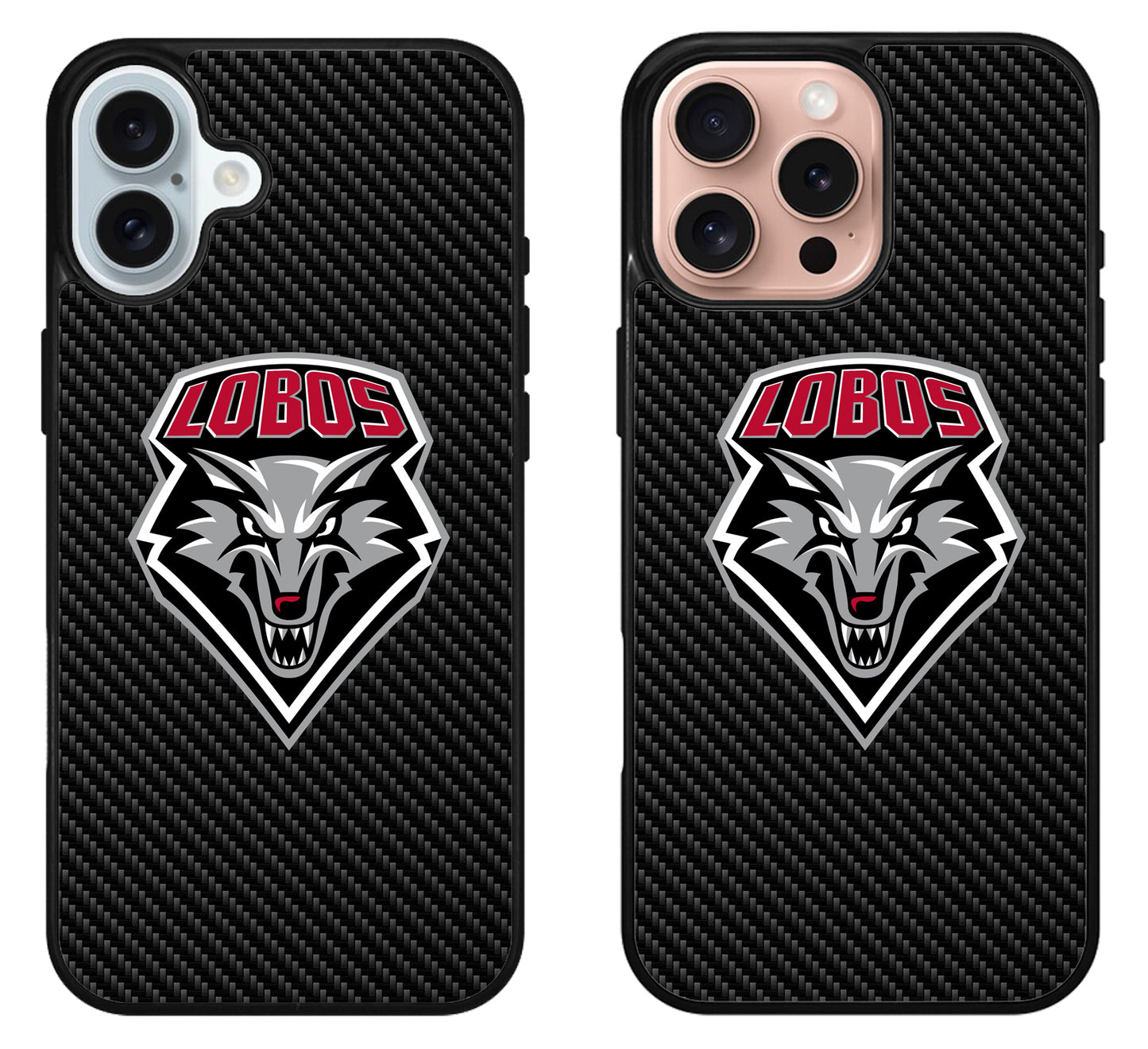 New Mexico Lobos Carbon iPhone 16 | 16 Plus | 16 Pro | 16 Pro Max Case