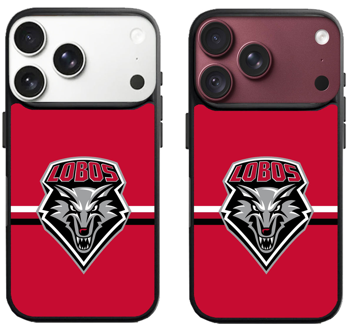 New Mexico Lobos Stripe Logo iPhone 18 Pro | 18 Pro Max Case