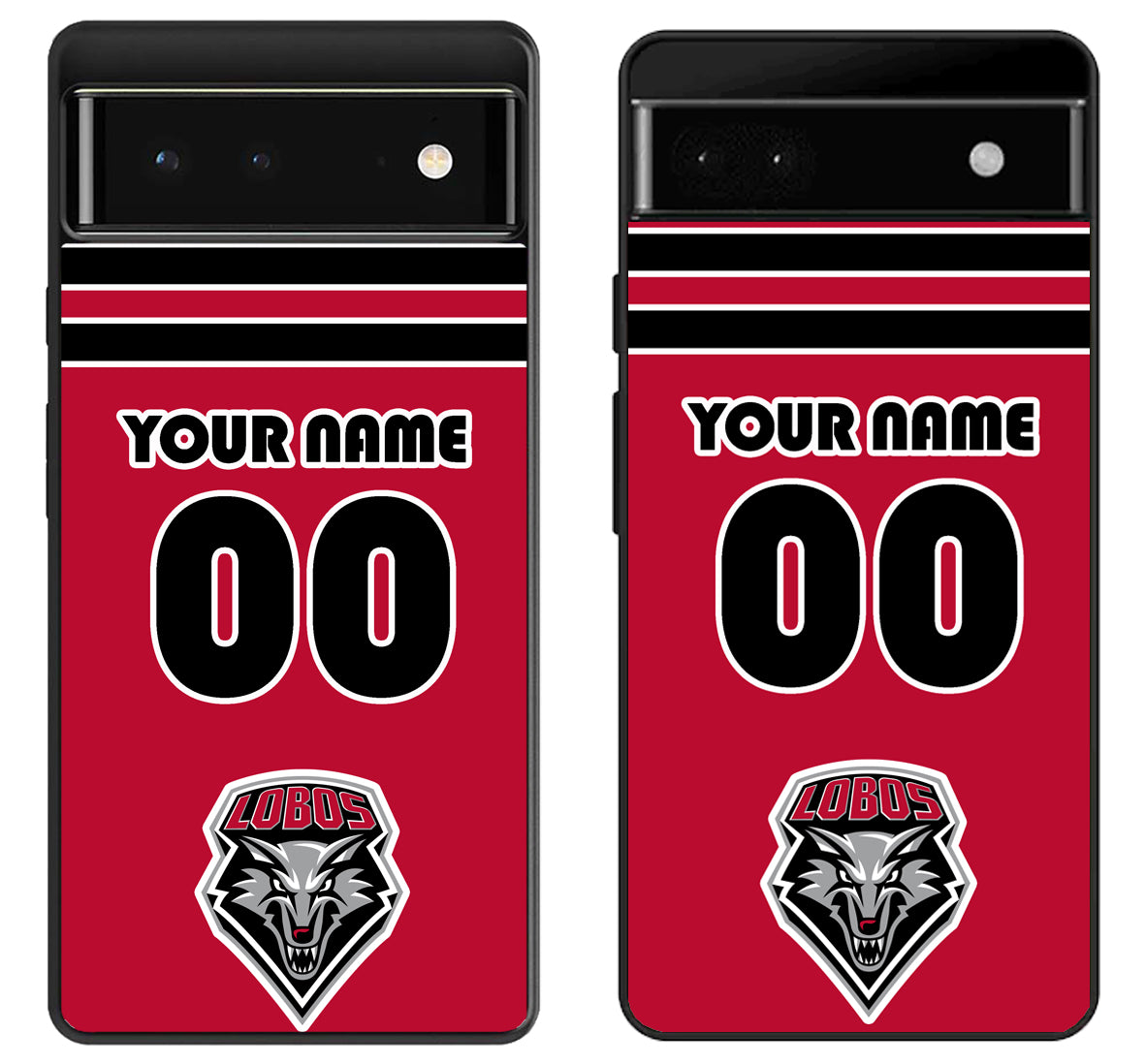 Custom Personalized New Mexico Lobos Google Pixel 6 | 6A | 6 Pro Case