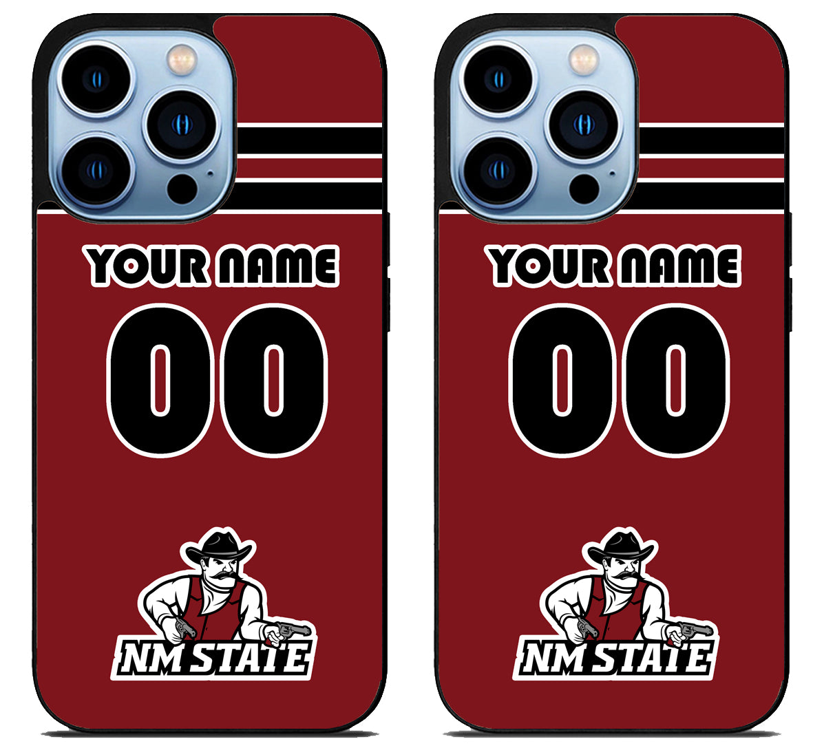 Custom Personalized New Mexico State Aggies iPhone 15 Pro | iPhone 15 Pro Max Case