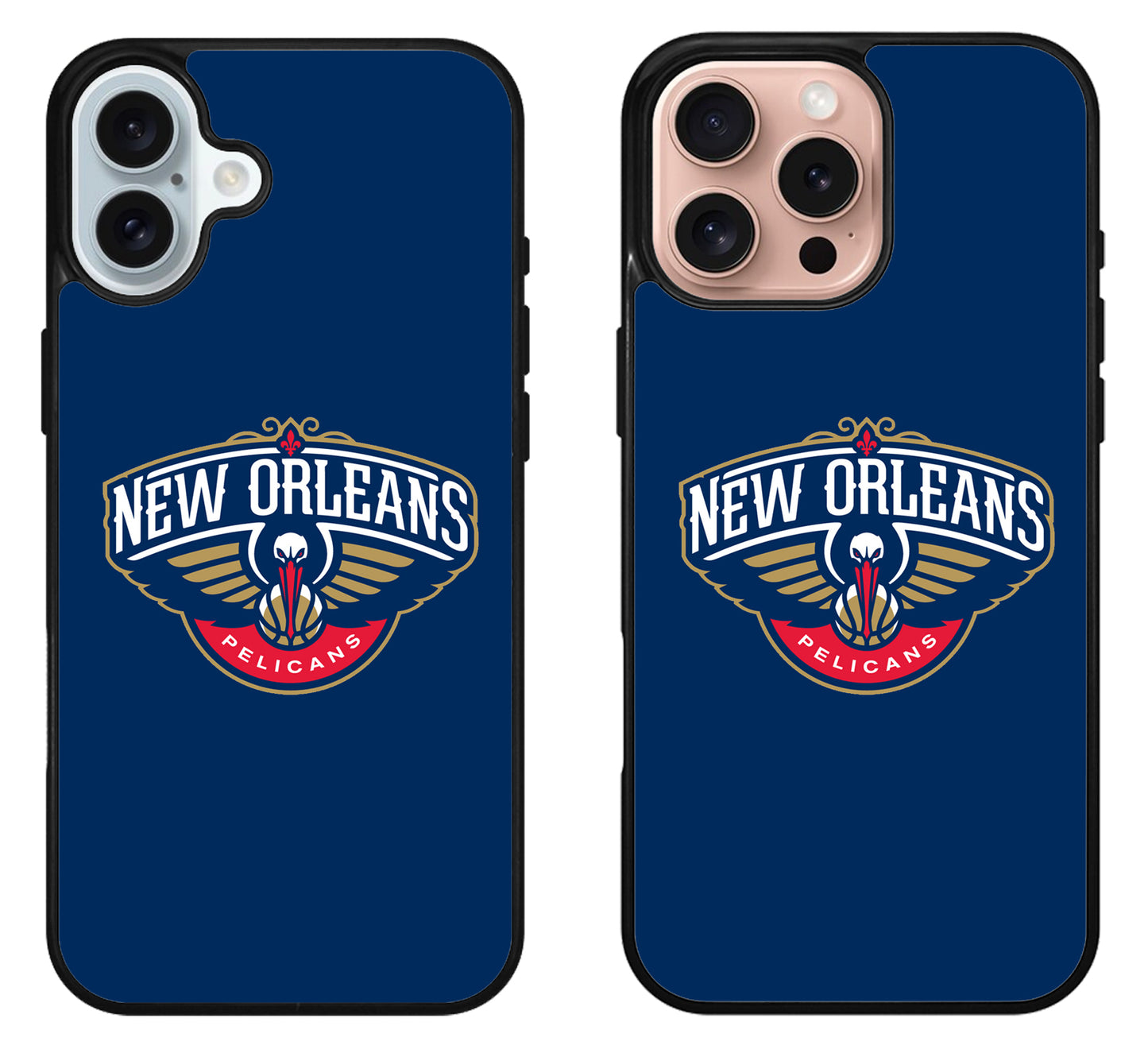 New Orleans Pelicans Logo Blue iPhone 16 | 16 Plus | 16 Pro | 16 Pro Max Case