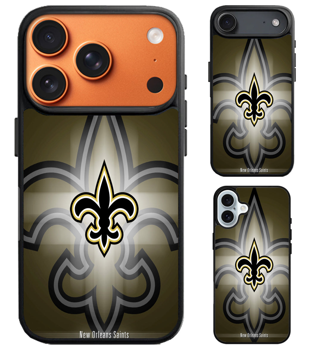 New Orleans Saints Background iPhone Air | iPhone 17 | 17 Pro | 17 Pro Max Case