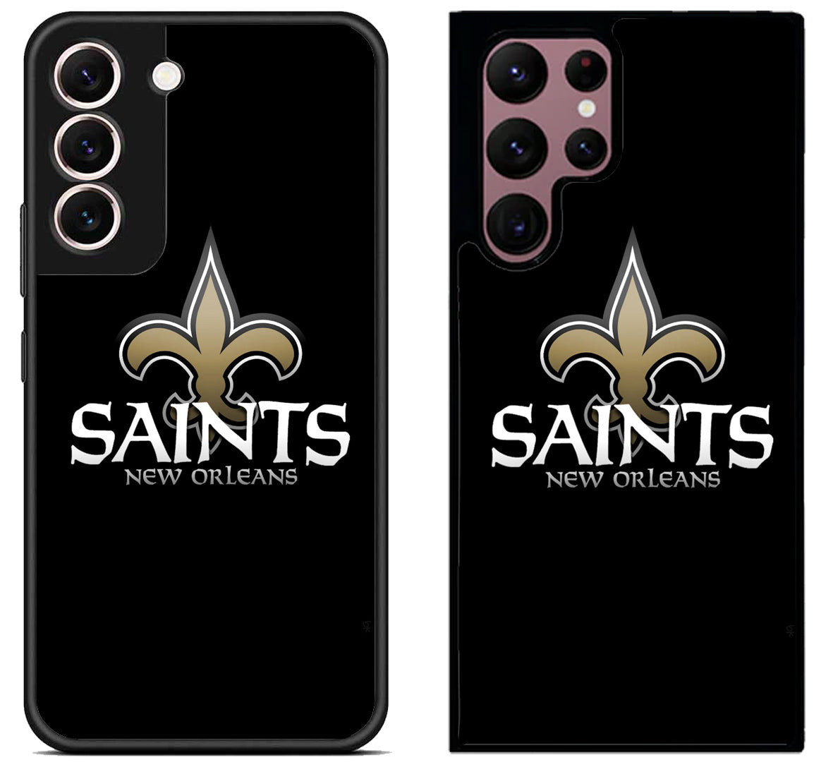 New Orleans Saints Black Samsung Galaxy S22 | S22+ | S22 Ultra Case