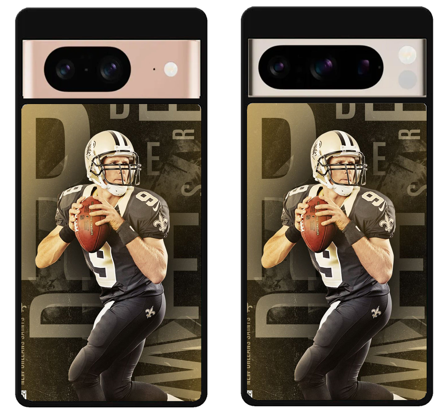 New Orleans Saints Drew Brees Wallpaper Google Pixel 8 | 8 Pro Case