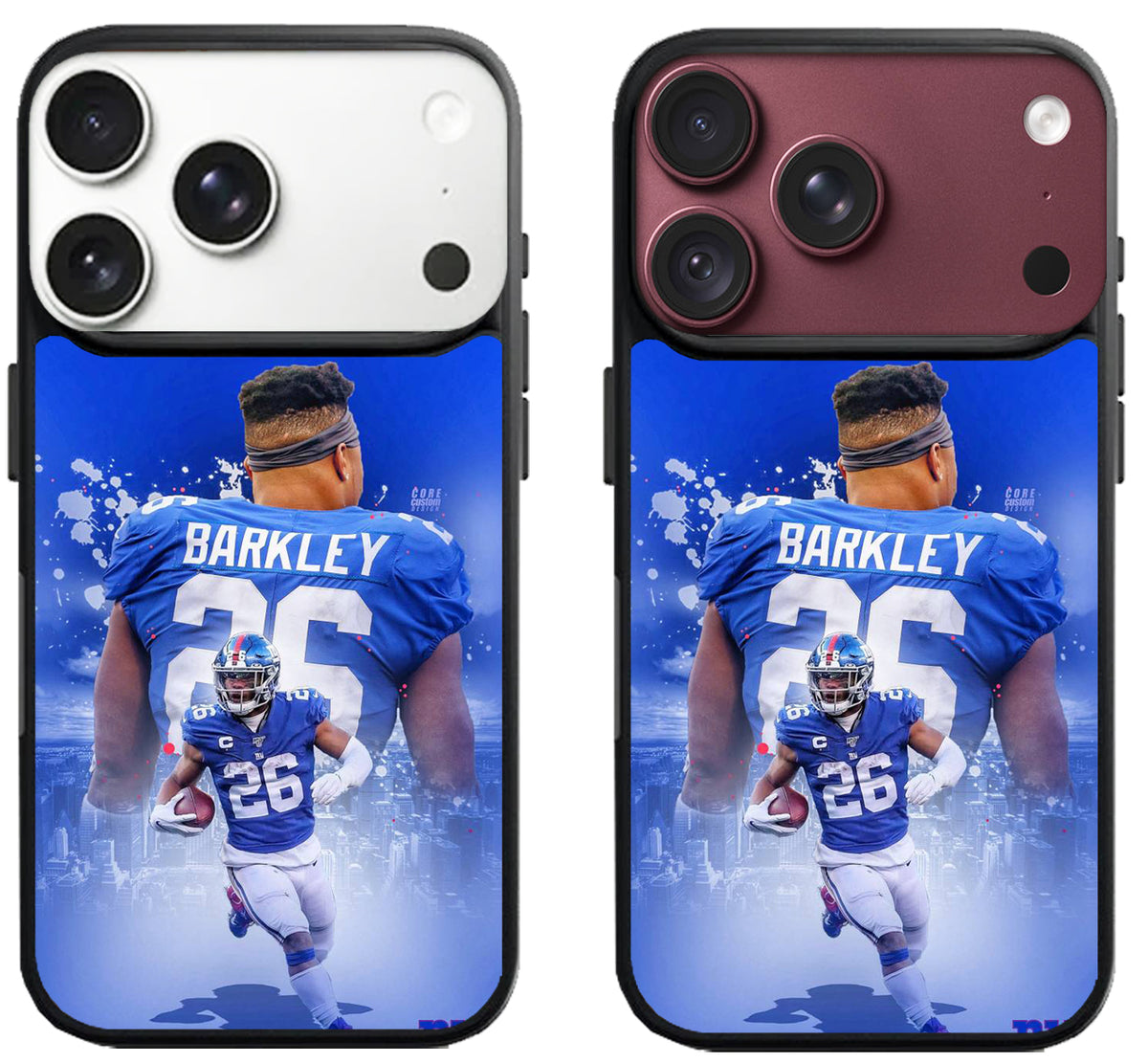 New York Giants Saquon Barkley Background iPhone 18 Pro | 18 Pro Max Case