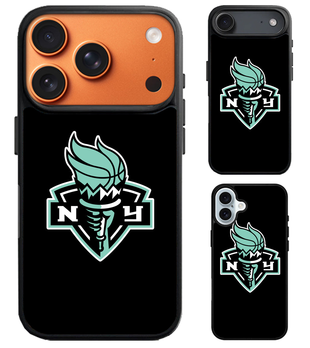 New York Liberty Black iPhone Air | iPhone 17 | 17 Pro | 17 Pro Max Case