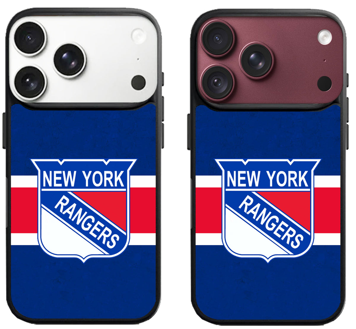 New York Rangers Logo Stripe iPhone 18 Pro | 18 Pro Max Case