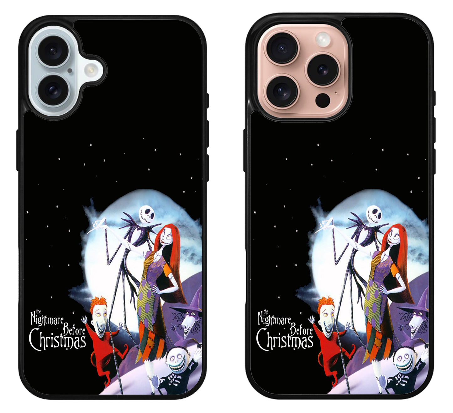 Nightmare Before Christmas Black iPhone 16 | 16 Plus | 16 Pro | 16 Pro Max Case