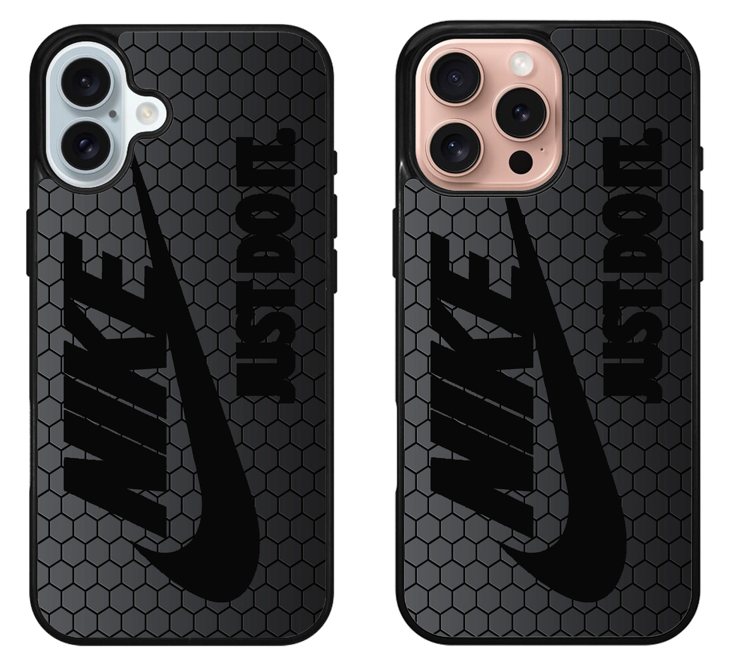 Nike Hexagon Black iPhone 16 | 16 Plus | 16 Pro | 16 Pro Max Case
