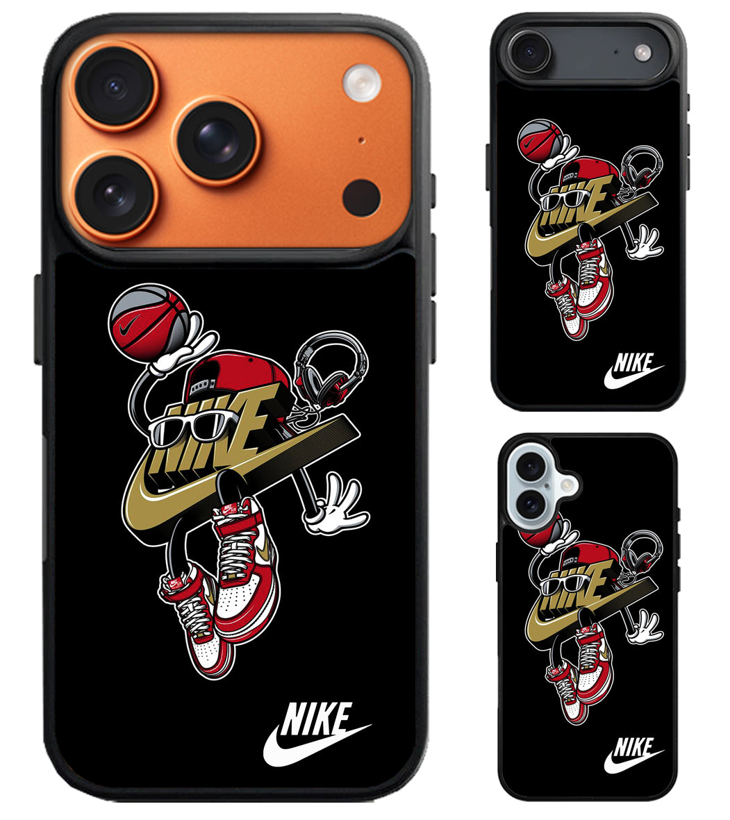 Nike Jump Black iPhone Air | iPhone 17 | 17 Pro | 17 Pro Max Case