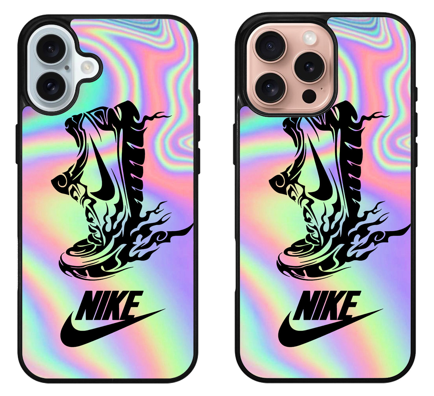 Nike Logo Holographic iPhone 16 | 16 Plus | 16 Pro | 16 Pro Max Case