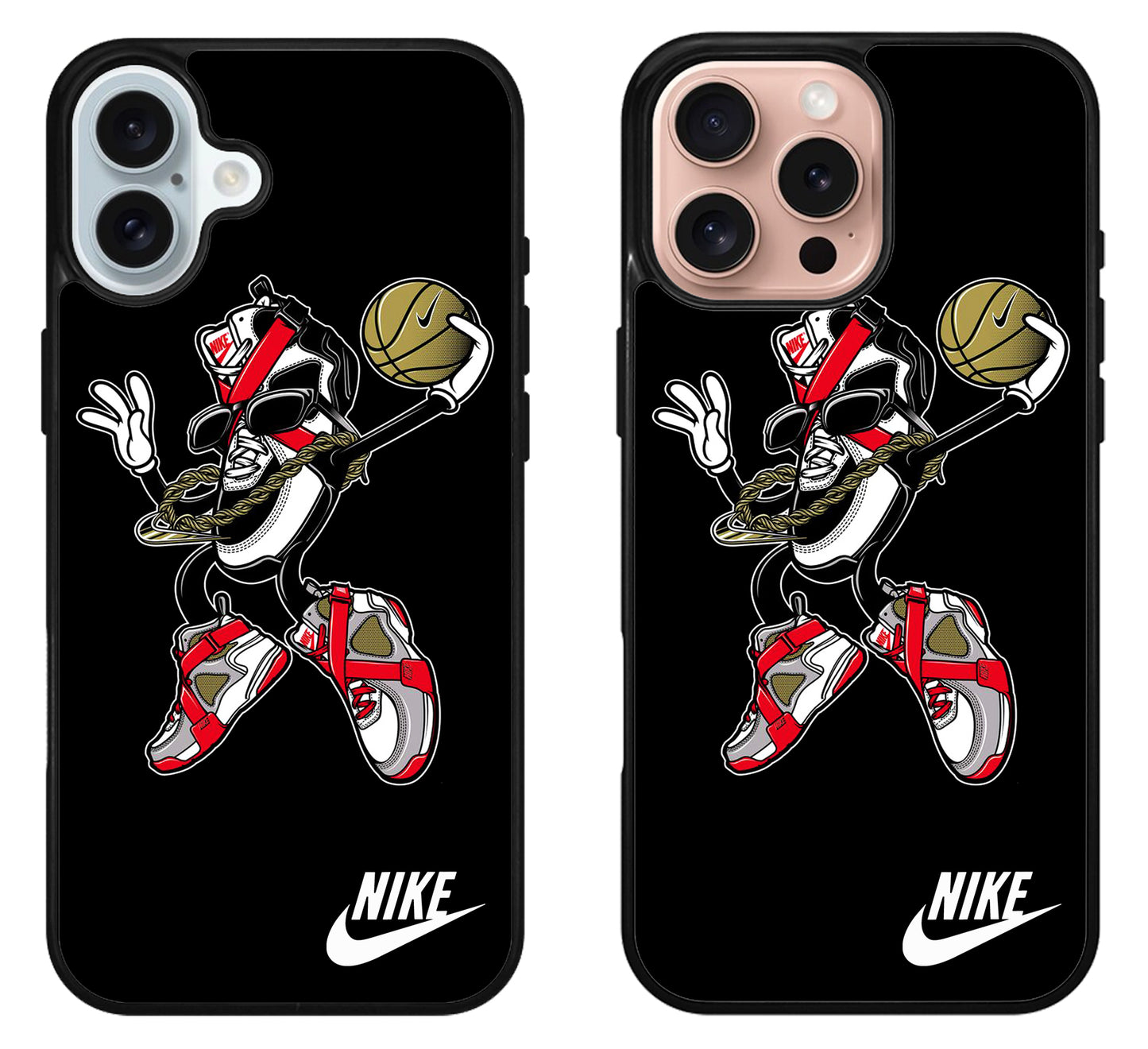 Nike Logo Jump Stylish iPhone 16 | 16 Plus | 16 Pro | 16 Pro Max Case