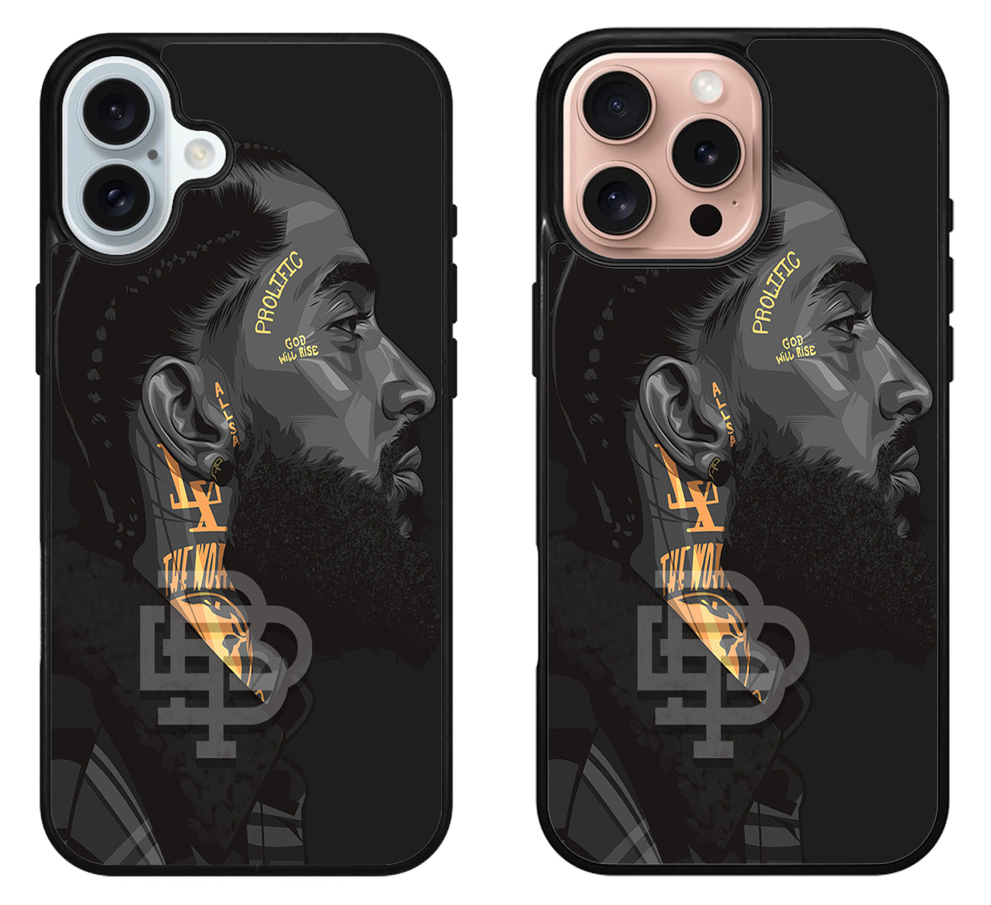 Nipsey hussle Face Art iPhone 16 | 16 Plus | 16 Pro | 16 Pro Max Case