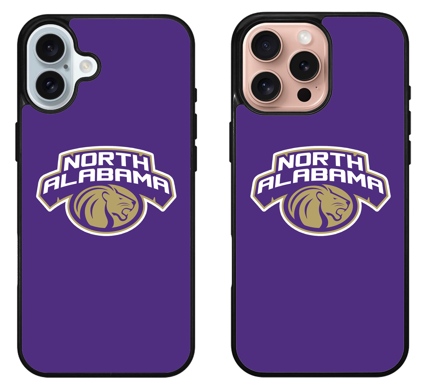North Alabama Lions Logo iPhone 16 | 16 Plus | 16 Pro | 16 Pro Max Case