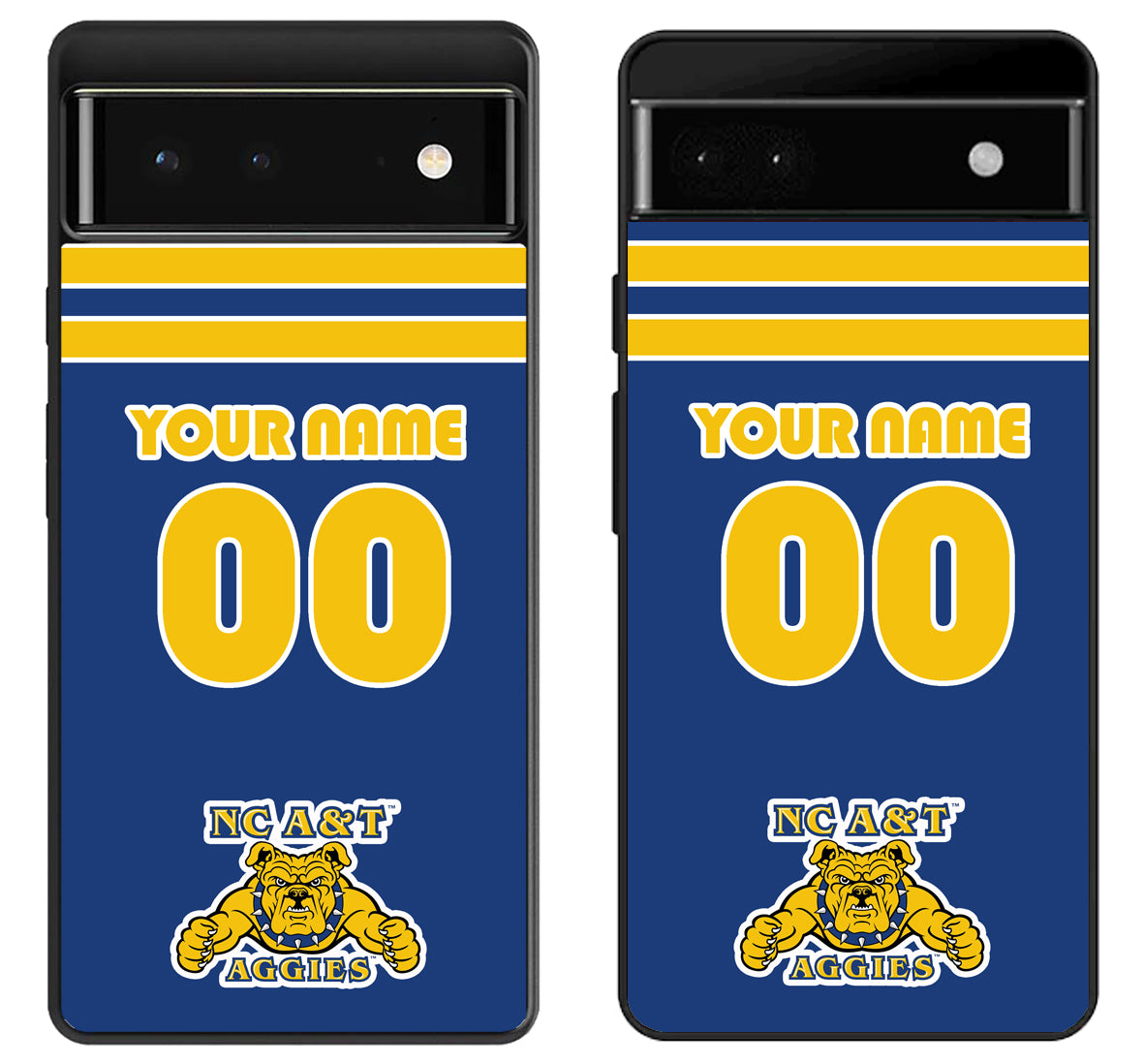 Custom Personalized North Carolina A&T Aggies Google Pixel 6 | 6A | 6 Pro Case