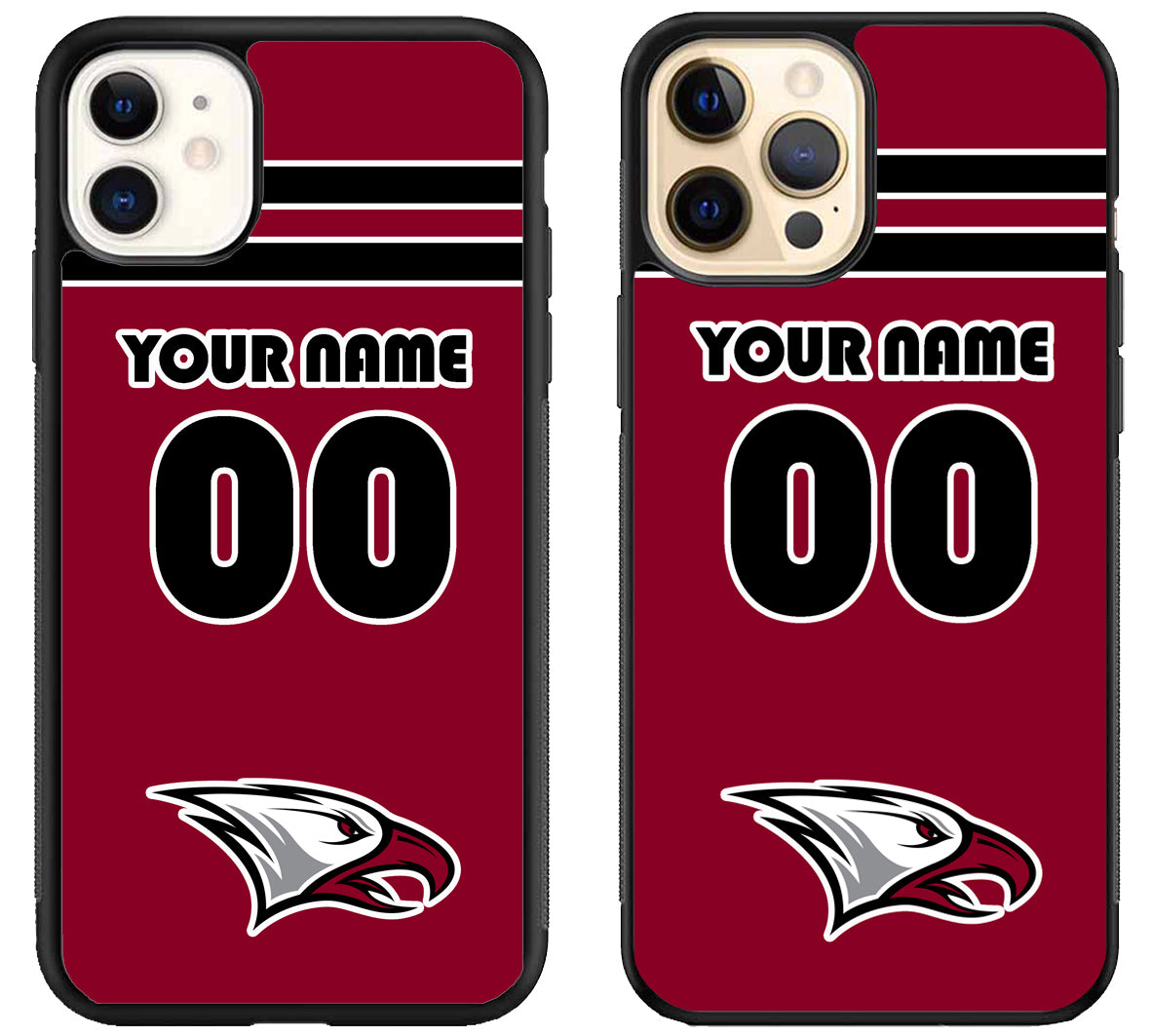 Custom Personalized North Carolina Central Eagles iPhone 12 | 12 Mini | 12 Pro | 12 Pro Max Case