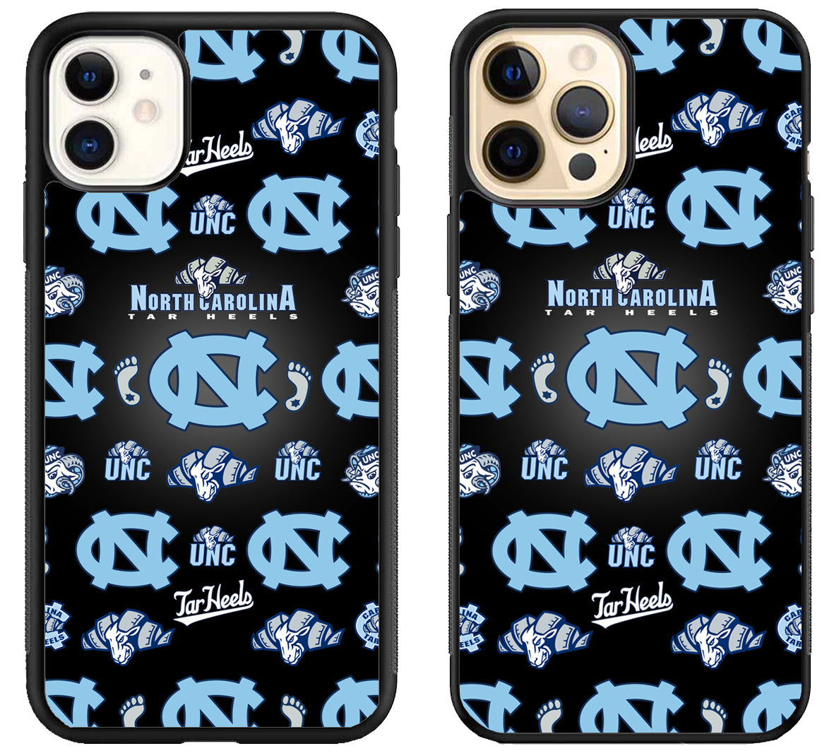 North Carolina Tar Heels Collage iPhone 12 | 12 Mini | 12 Pro | 12 Pro Max Case