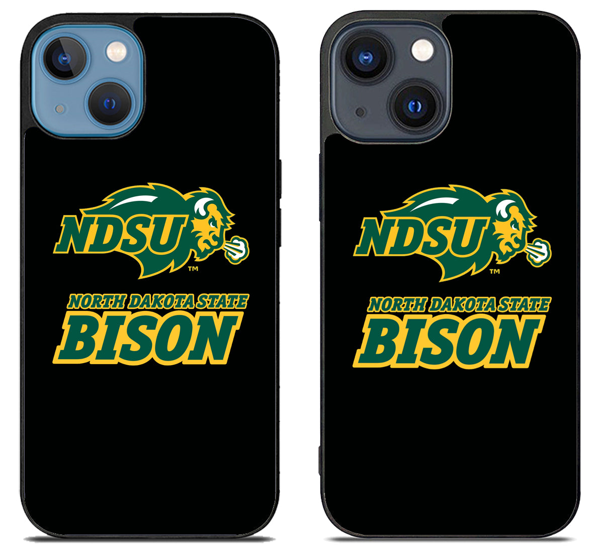 North Dakota State Bison University Black iPhone 15 | iPhone 15 Plus Case