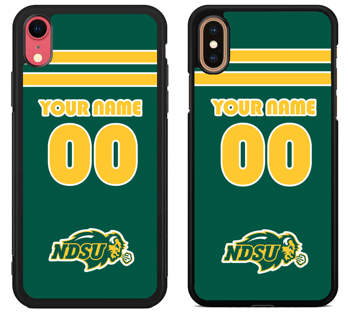Custom Personalized North Dakota State Bison iPhone X | Xs | Xr | Xs Max Case