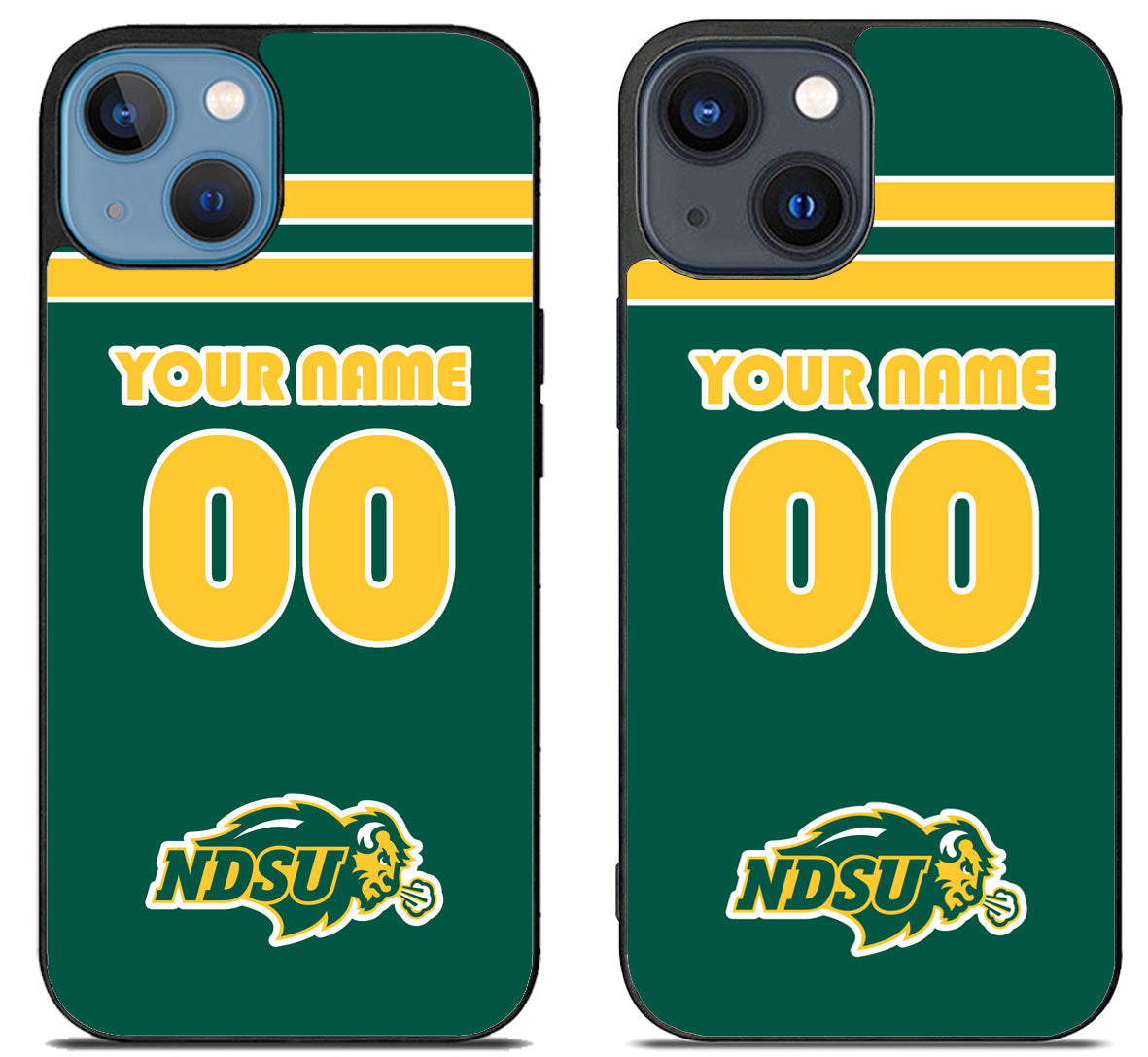 Custom Personalized North Dakota State Bison iPhone 15 | iPhone 15 Plus Case
