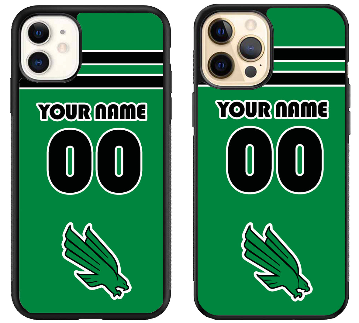 Custom Personalized North Texas Mean Green iPhone 12 | 12 Mini | 12 Pro | 12 Pro Max Case