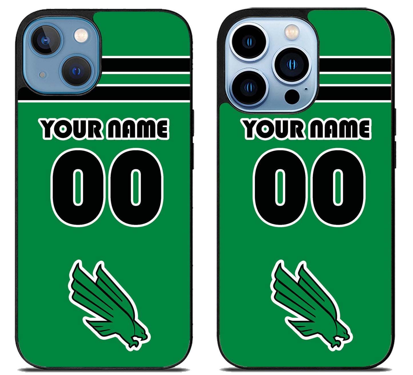 Custom Personalized North Texas Mean Green iPhone 13 | 13 Mini | 13 Pro | 13 Pro Max Case