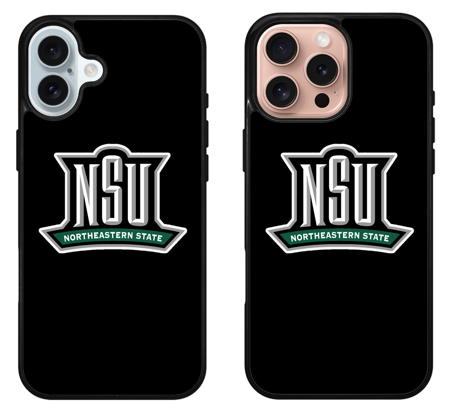 Northeastern State RiverHawks Black iPhone 16 | 16 Plus | 16 Pro | 16 Pro Max Case