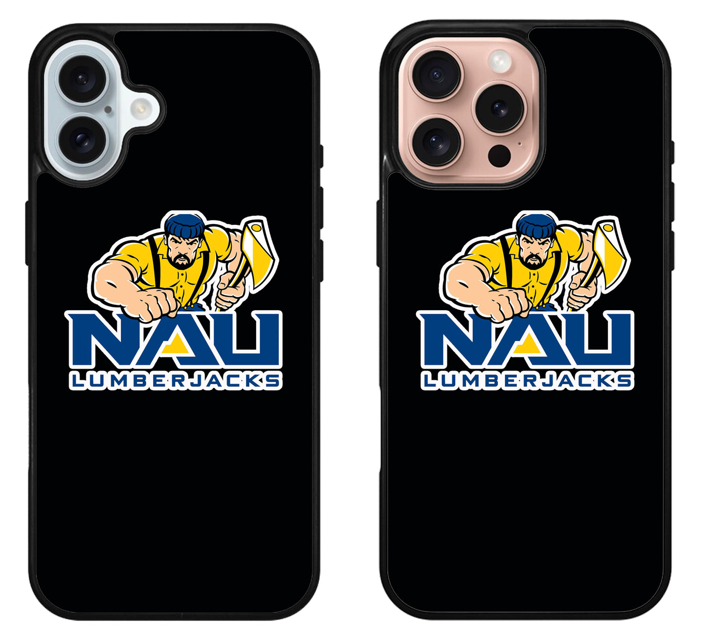 Northern Arizona Lumberjacks Black iPhone 16 | 16 Plus | 16 Pro | 16 Pro Max Case
