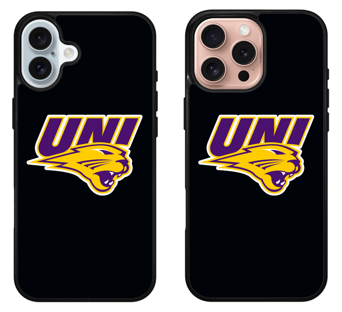 Northern Iowa Panthers Black iPhone 16 | 16 Plus | 16 Pro | 16 Pro Max Case