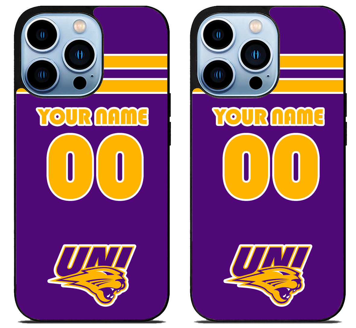 Custom Personalized Northern Iowa Panthers iPhone 15 Pro | iPhone 15 Pro Max Case