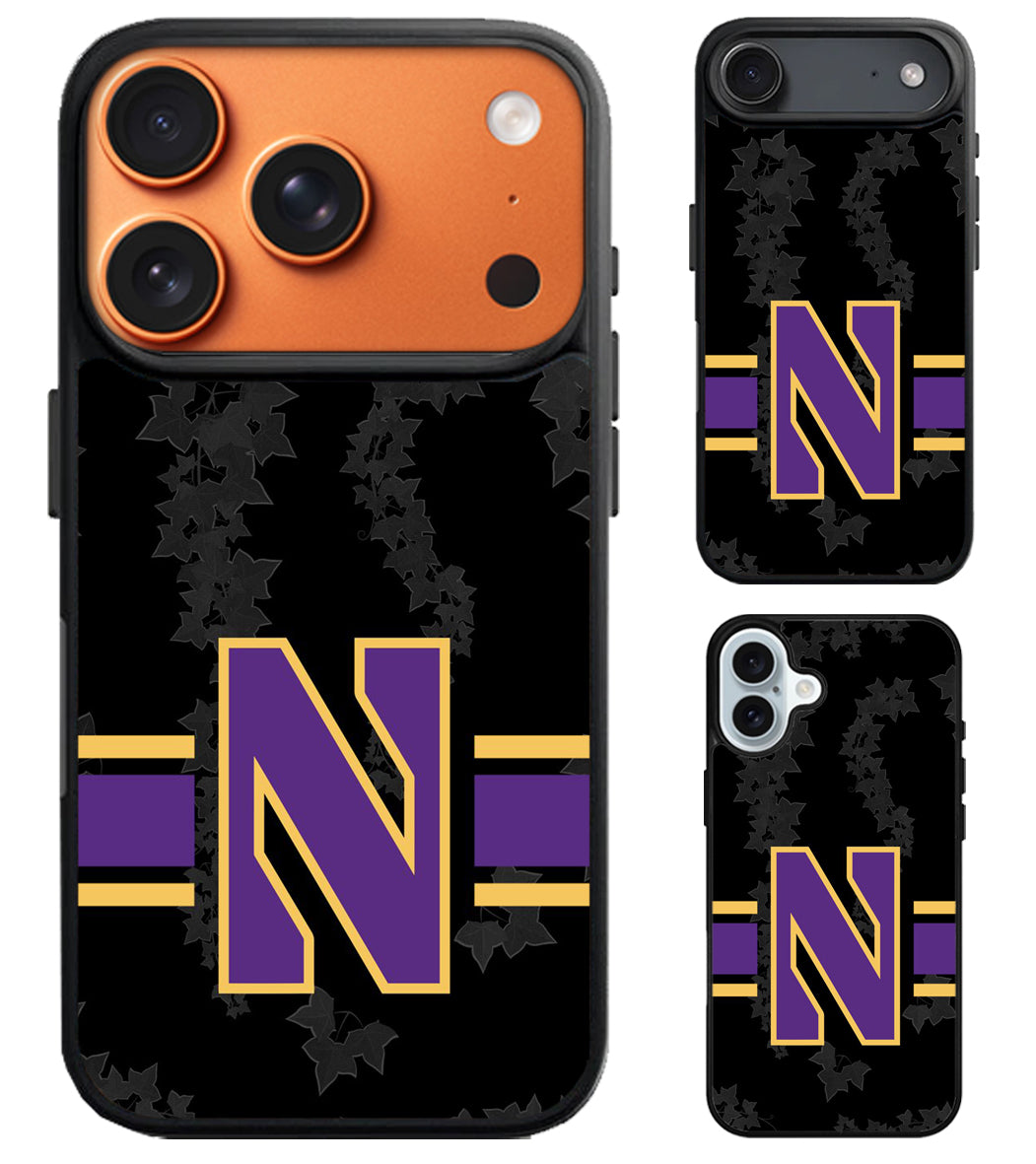 Northwestern Wildcats Stripe iPhone Air | iPhone 17 | 17 Pro | 17 Pro Max Case