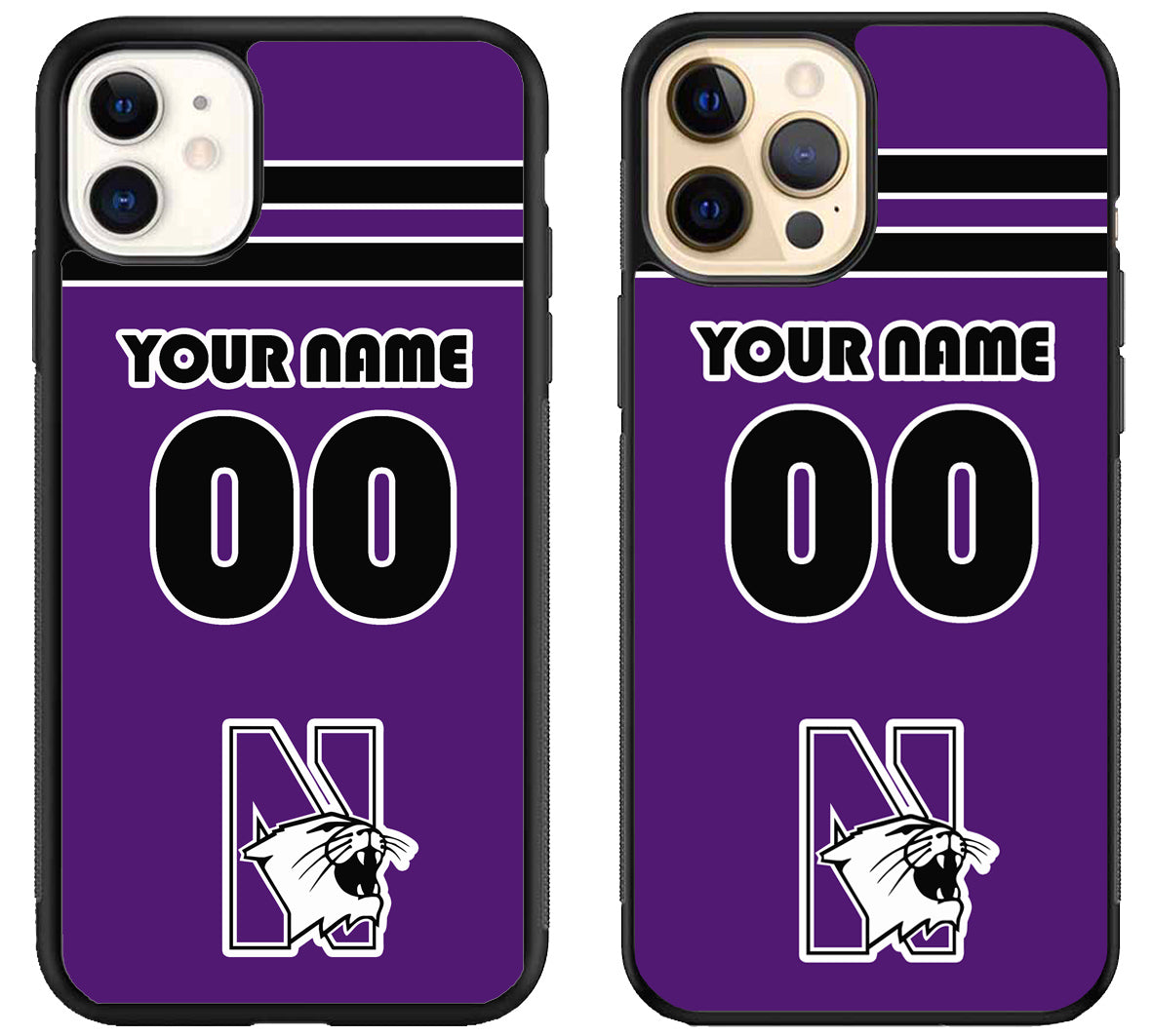Custom Personalized Northwestern Wildcats iPhone 12 | 12 Mini | 12 Pro | 12 Pro Max Case