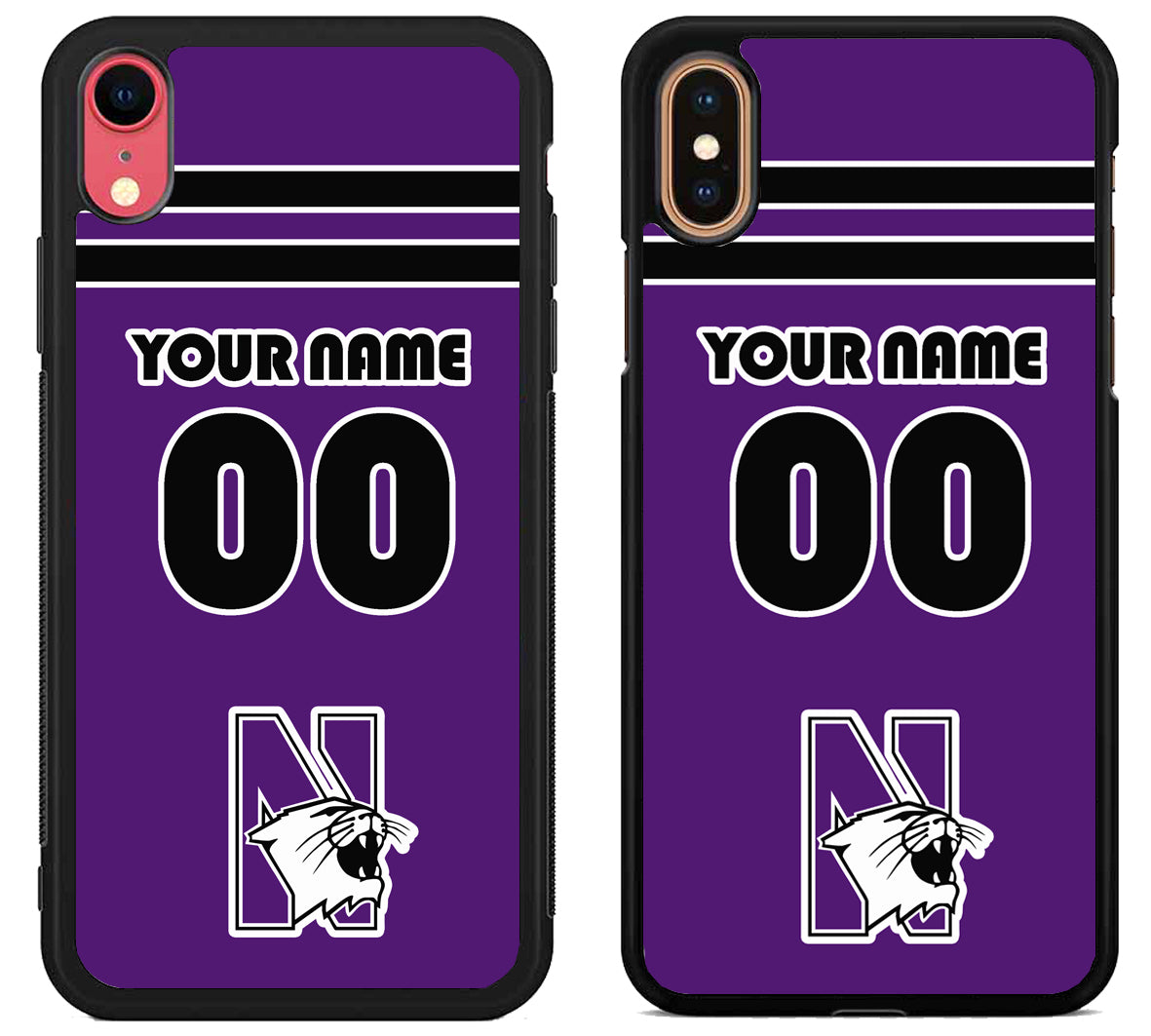 Custom Personalized Northwestern Wildcats iPhone X | Xs | Xr | Xs Max Case