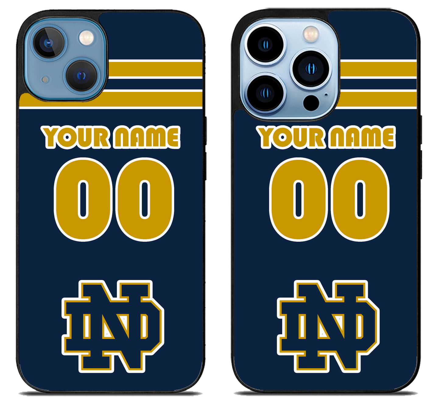 Custom Personalized Notre Dame Fighting Irish iPhone 13 | 13 Mini | 13 Pro | 13 Pro Max Case