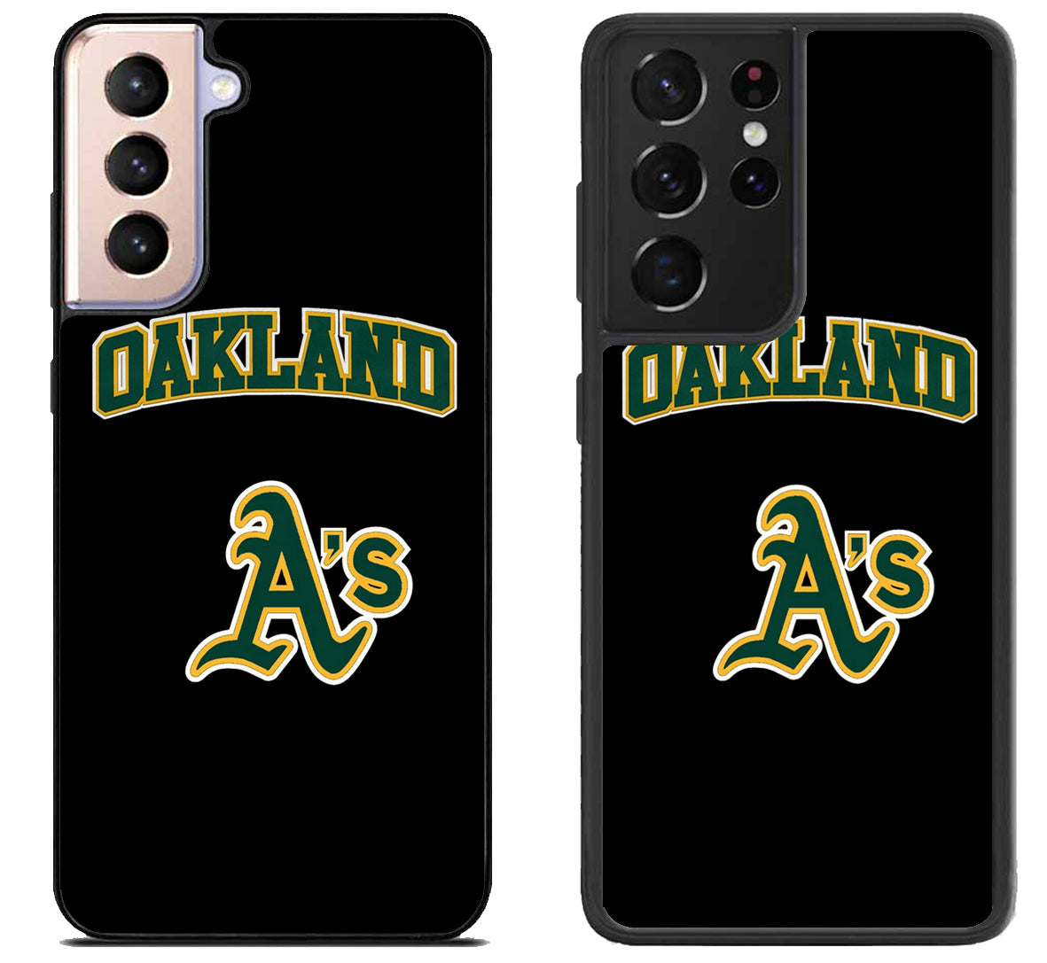 Oakland Athletics Black Samsung Galaxy S21 | S21 FE | S21+ | S21 Ultra Case