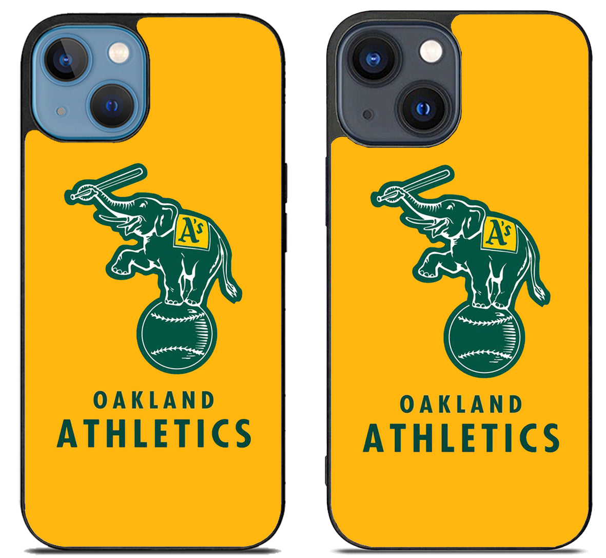 Oakland Athletics Logo Yellow iPhone 15 | iPhone 15 Plus Case
