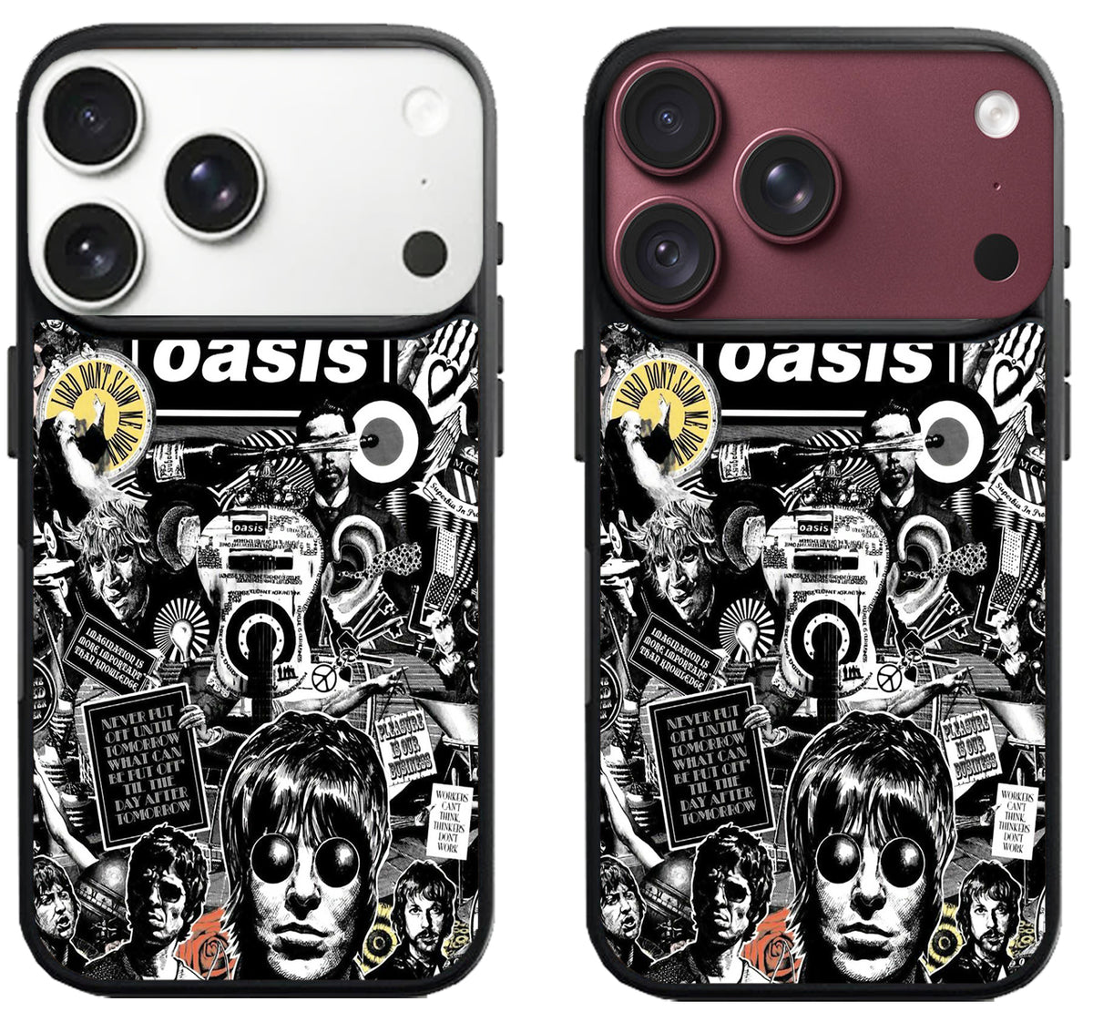 Oasis Logo Collage iPhone 18 Pro | 18 Pro Max Case