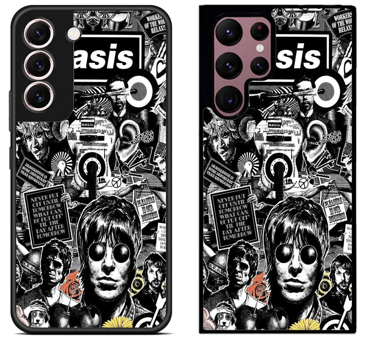 Oasis Logo Collage Samsung Galaxy S22 | S22+ | S22 Ultra Case
