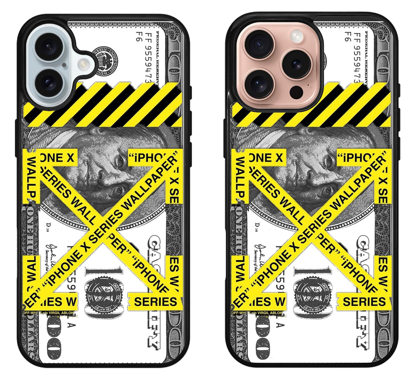Off White 100 Dollar iPhone 16 | 16 Plus | 16 Pro | 16 Pro Max Case