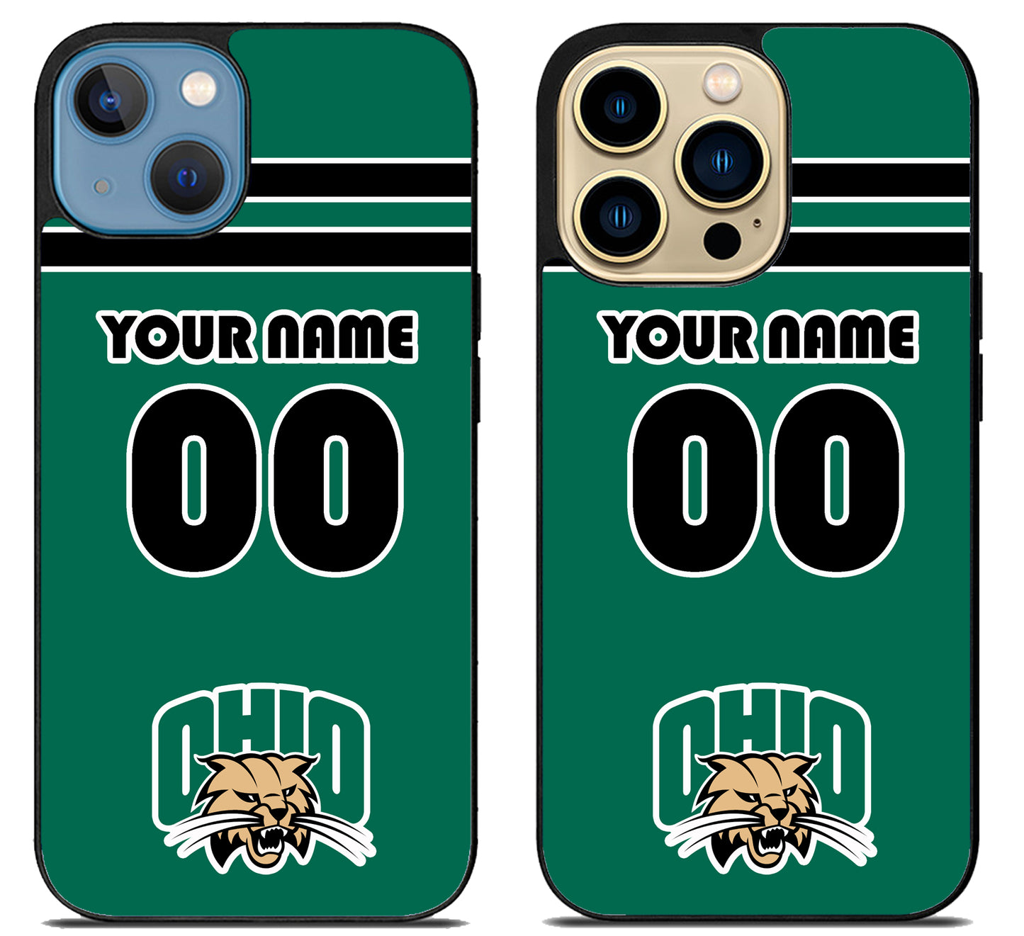 Custom Personalized Ohio Bobcats iPhone 14 | 14 Plus | 14 Pro | 14 Pro Max Case