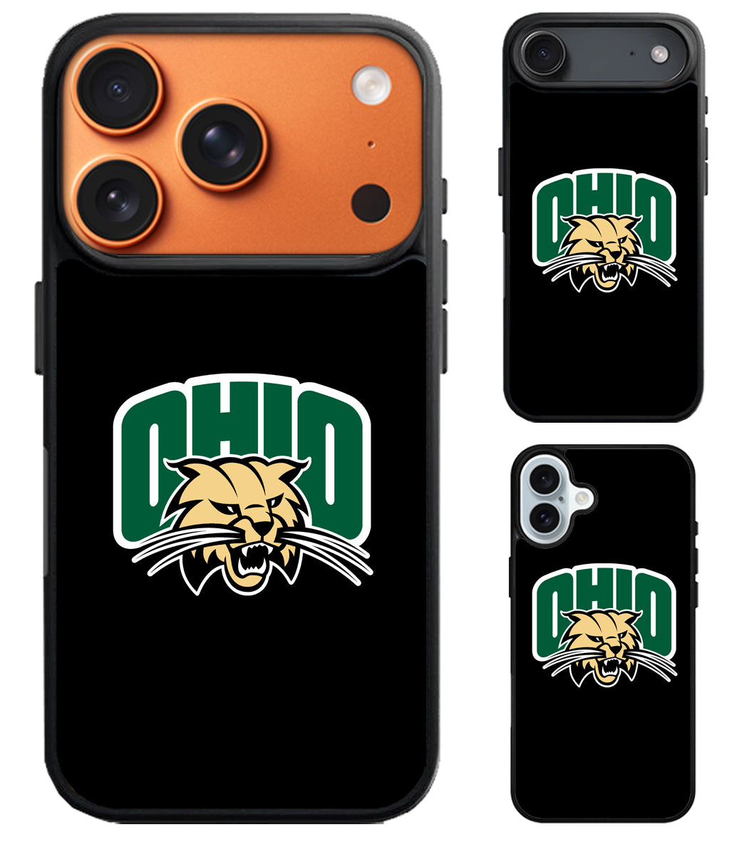 Ohio Bobcats Black iPhone Air | iPhone 17 | 17 Pro | 17 Pro Max Case