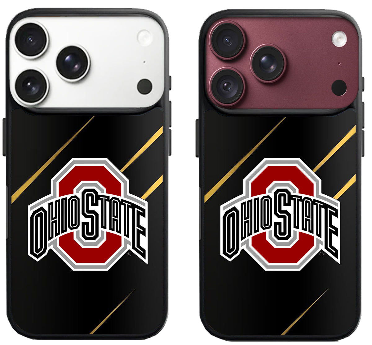 Ohio State Buckeyes Black Metallic iPhone 18 Pro | 18 Pro Max Case